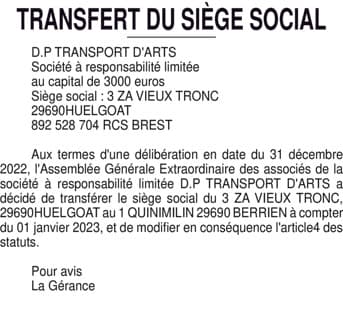Contenu publication