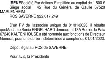 Contenu publication
