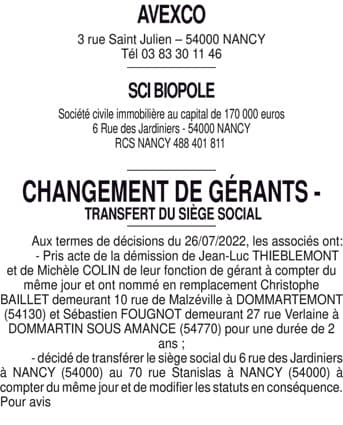 Contenu publication
