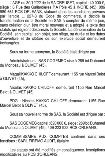 Contenu publication