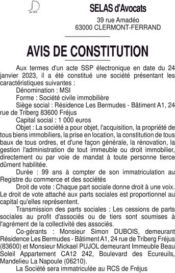 Contenu publication