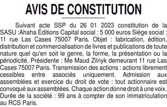 Contenu publication