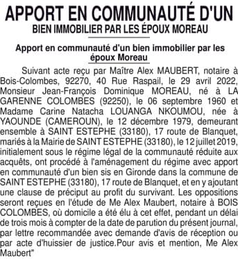 Contenu publication