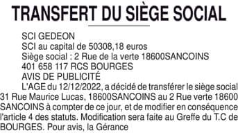 Contenu publication