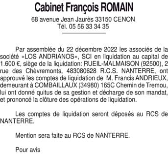 Contenu publication