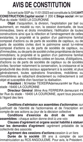 Contenu publication