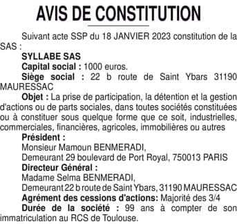 Contenu publication