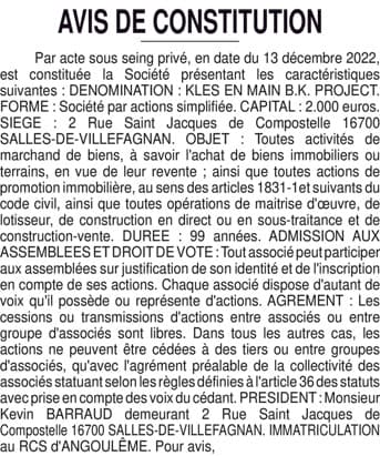 Contenu publication