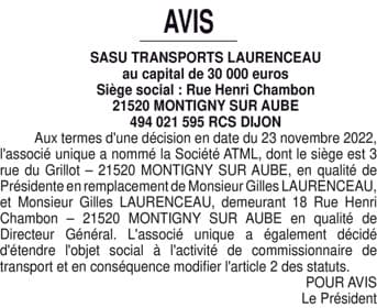 Contenu publication