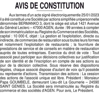 Contenu publication
