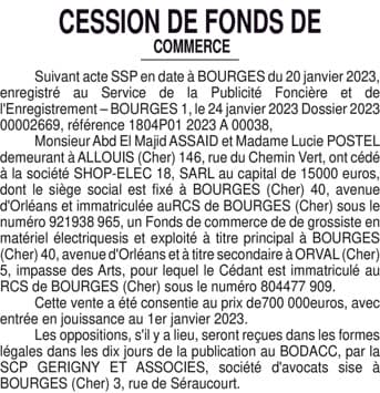 Contenu publication