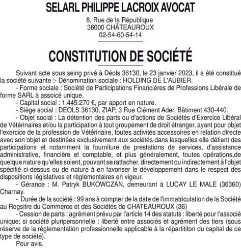 Contenu publication
