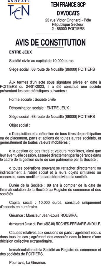 Contenu publication