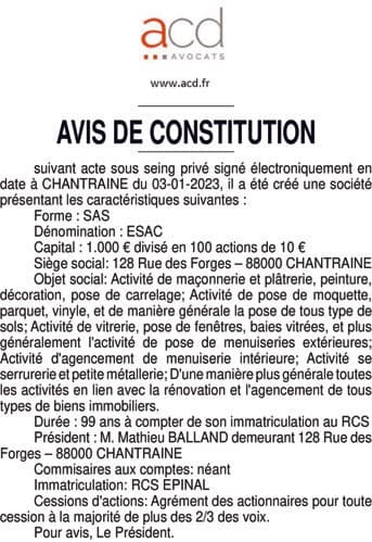 Contenu publication