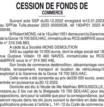 Contenu publication