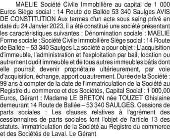 Contenu publication
