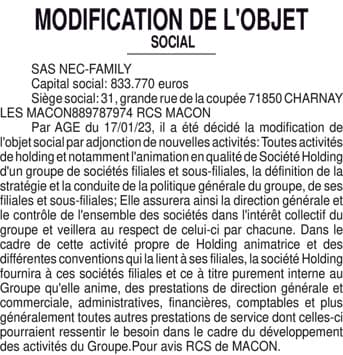 Contenu publication