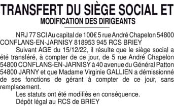 Contenu publication