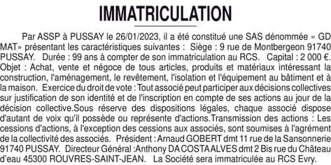 Contenu publication