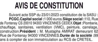 Contenu publication