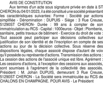 Contenu publication