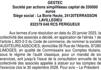 Contenu publication