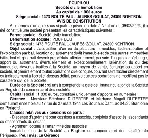Contenu publication