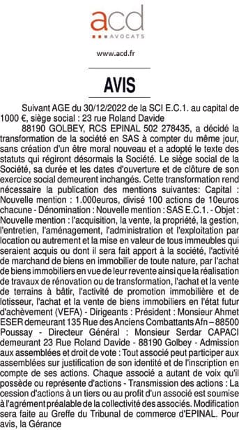 Contenu publication