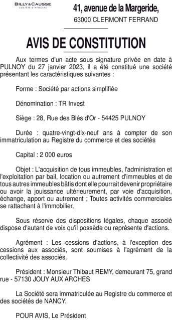 Contenu publication