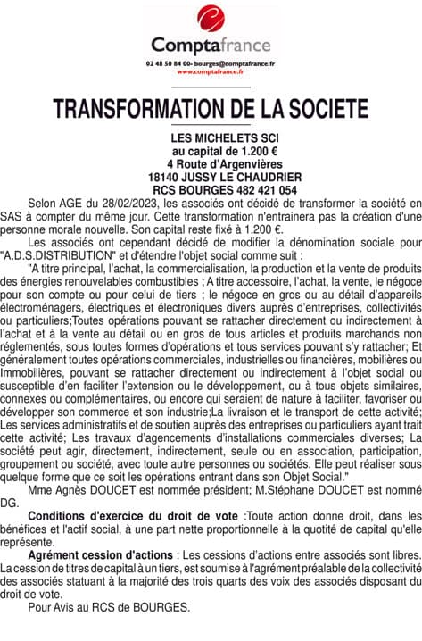Contenu publication