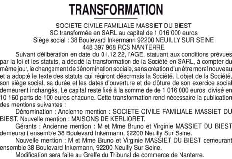 Contenu publication