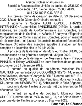 Contenu publication