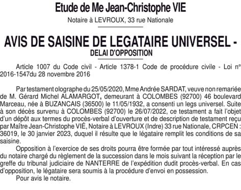 Contenu publication