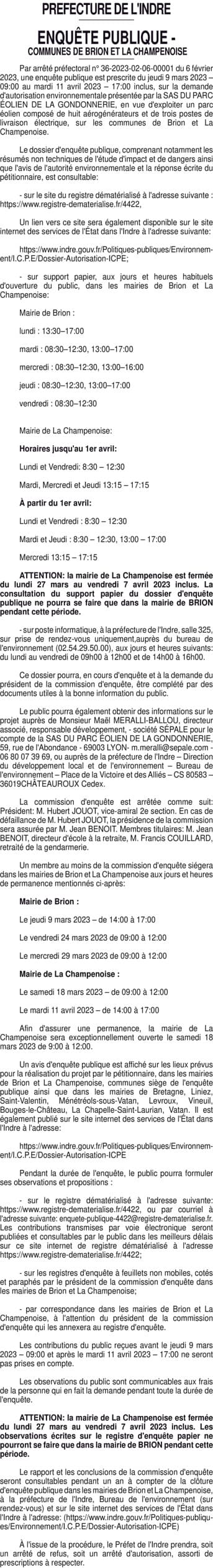 Contenu publication