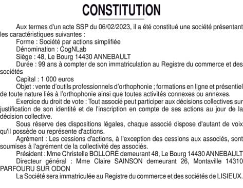 Contenu publication