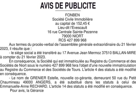 Contenu publication