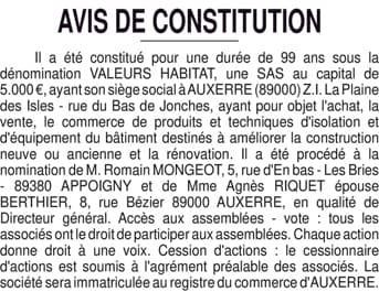 Contenu publication