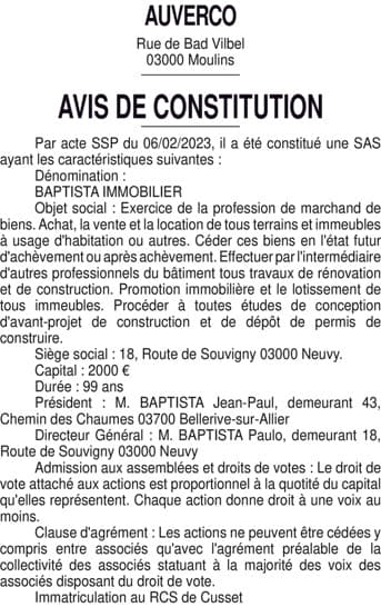 Contenu publication
