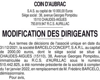 Contenu publication