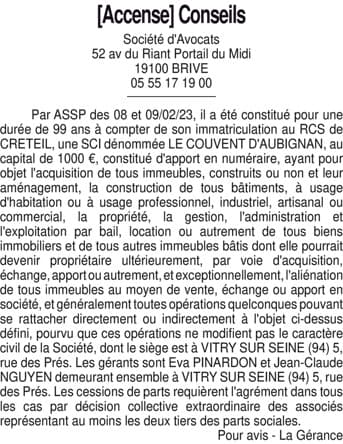 Contenu publication
