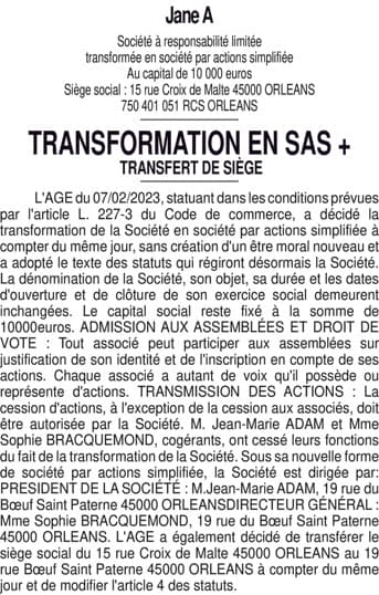 Contenu publication