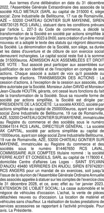Contenu publication