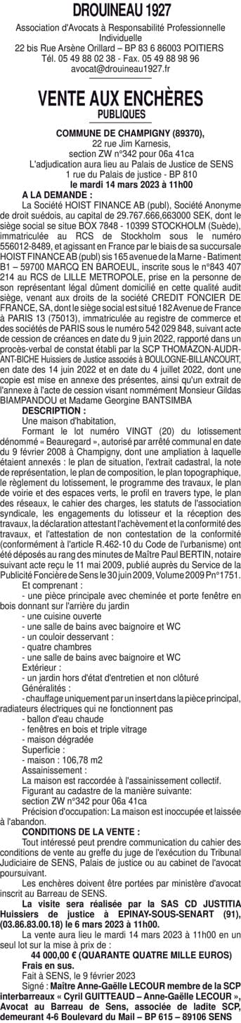 Contenu publication