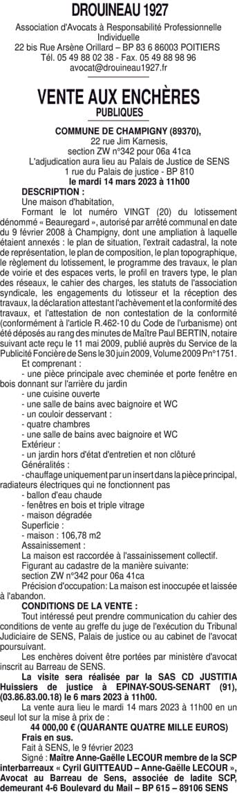 Contenu publication