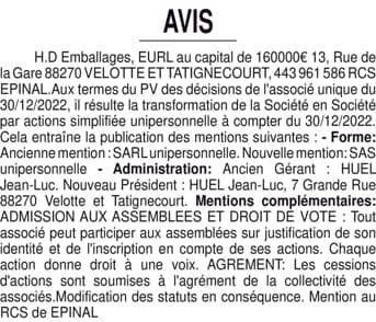Contenu publication