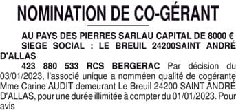 Contenu publication