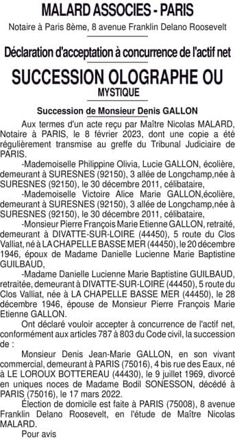 Contenu publication