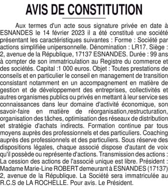 Contenu publication