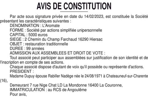 Contenu publication