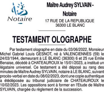 Contenu publication